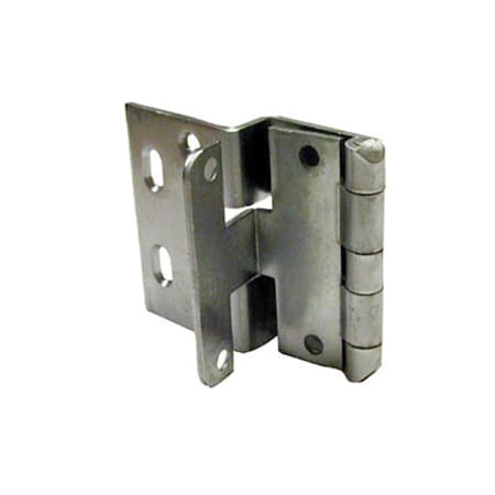 Hd RPC 1.62 in. Thick Door Overlay hinges- Chrome Powder Coat finish C844 P28